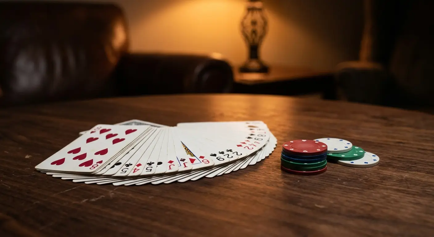 Casino zonder Cruks bonussen met speelkaarten en fiches op tafel