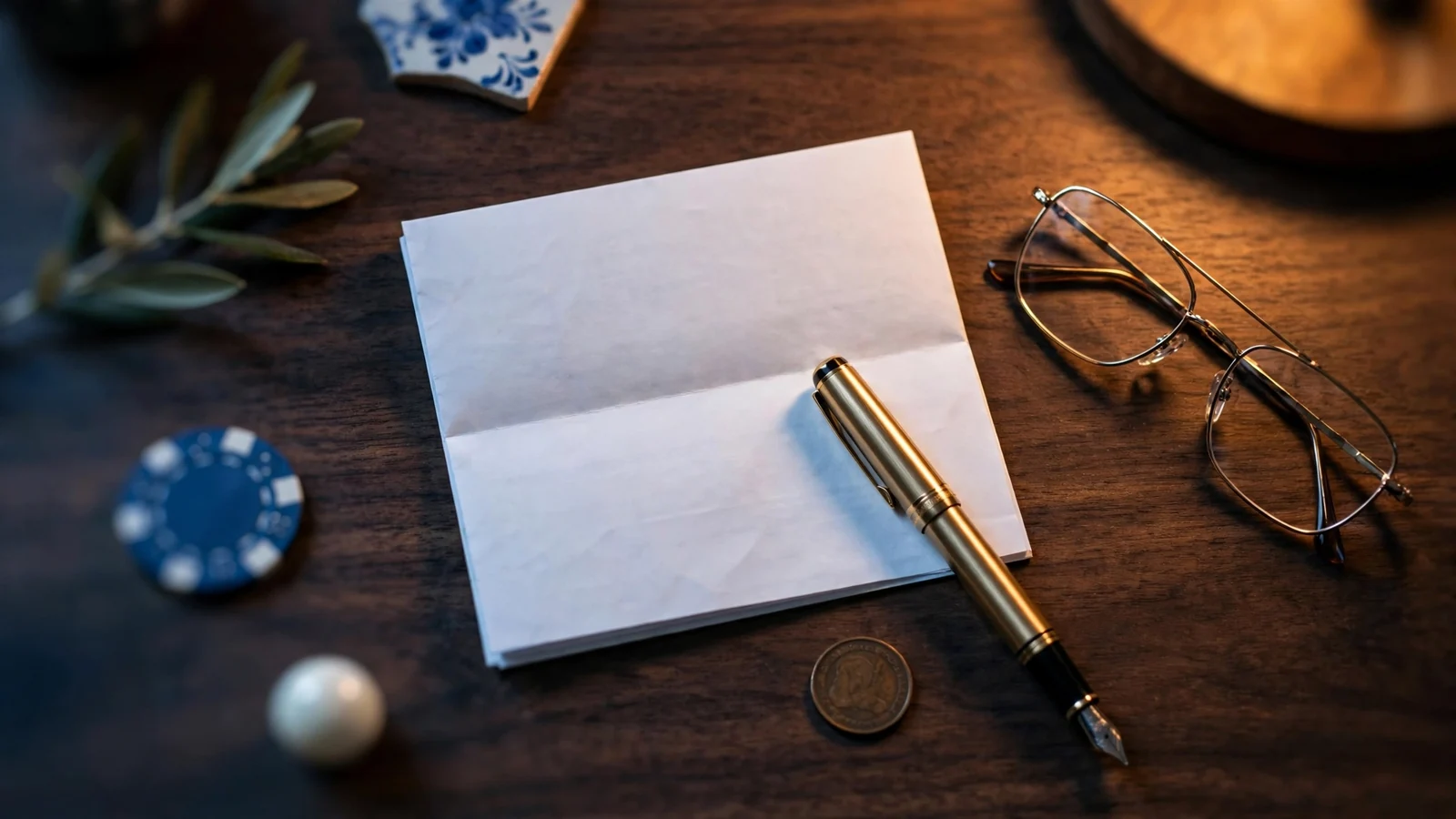 Nederlands belastingdocument met pen en munt op bureau